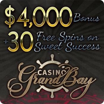 www.CasinoGrandBay.com - Up to $4,000 bonus on first deposit