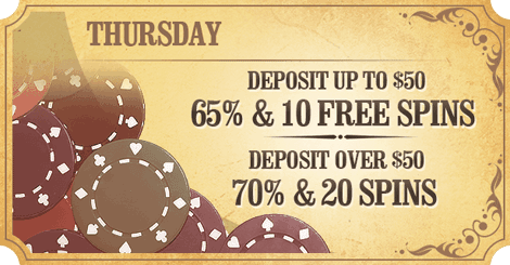 Daily promotions | Thursday | High Noon Casino
