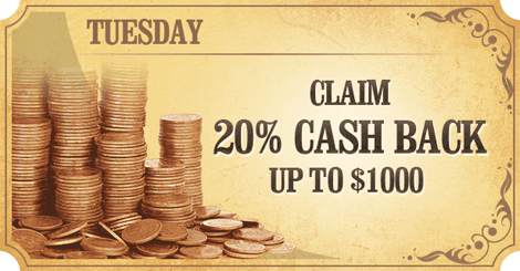 Tuesday promotion at HighNoon Casino