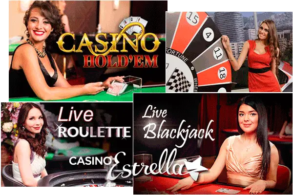 Live Casino Games at Casino Estrella