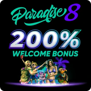 www.Paradise8.com - 100 free spins, no deposit required