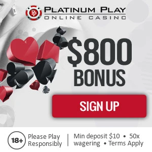 www.PlatinumPlayCasino.com - $800 free bonus!