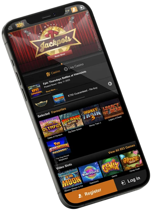 www.Videoslots.es - Casino Home Page Preview