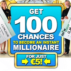 www.CaptainCooks.casino · Get 100 Chances to be a Millionaire!