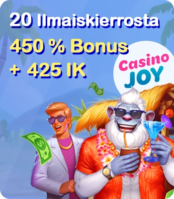 www.CasinoJoy.com · Puhdasta iloa ja trooppisia juhlatunnelmia!