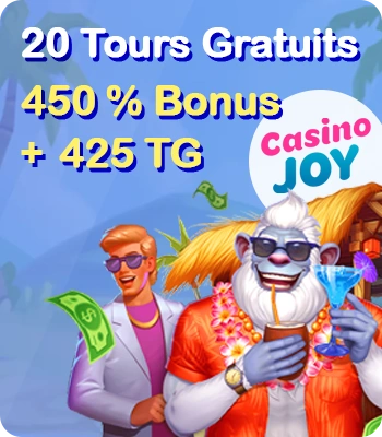 www.CasinoJoy.com · Ambiance de fête tropicale et sensations fortes au casino