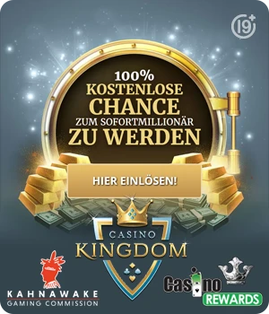 www.CasinoKingdom.eu - 40 chances to become a millionaire for €1