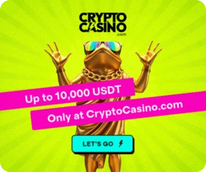 www.CryptoCasino.com · Bonus up to 10,000 USDT