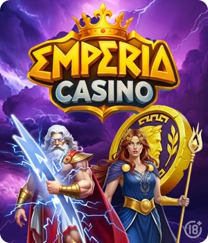 www.EmperiaCasino.com · Unlock the Power of Olympus