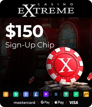 www.CasinoExtreme.eu · $150 Free Sign-Up Bonus
