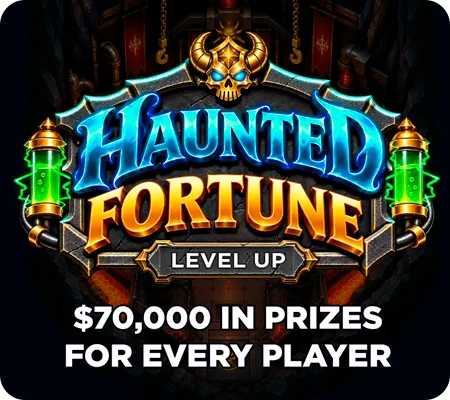 Haunted Fortune Level-Up promotion at BitStarz