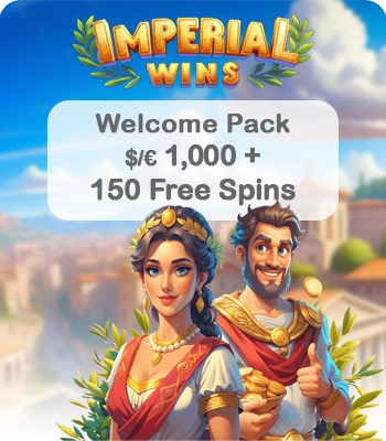 www.ImperialWins.com · €1,000 Welcome Pack + 150 Free Spins