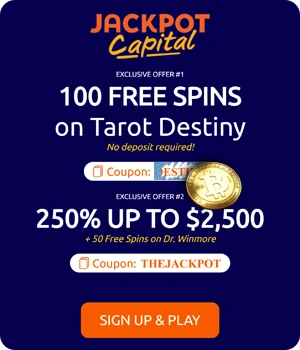 www.JackpotCapital.eu - 100 Free Spins – No Deposit Required