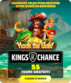 www.LiveKingsChance.com · 55 Free Spins, No deposit required
