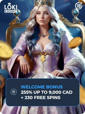 www.LokiCasino.com · Royal Bonuses up to C$9,000