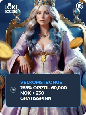 www.LokiCasino.com · Royal Bonuses up to 60,000 kr