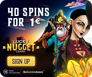 www.LuckyNuggetCasino.com - Unlock 40 spins for just €1!