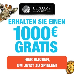 www.Luxury.casino · Fünf exklusive Boni bis zu 1.000 €