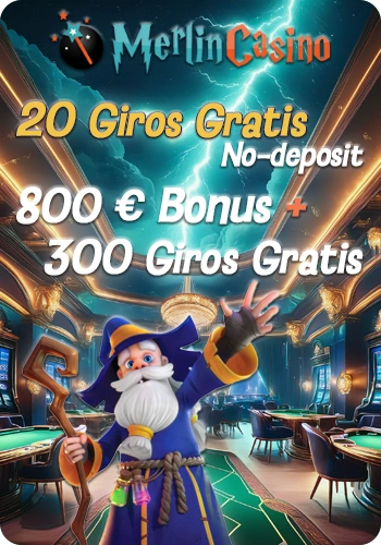 www.MerlinCasino.com · Entra al reino sin apuestas de Merlín