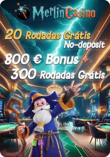 www.MerlinCasino.com · Entre no Reino Sem Apostas de Merlin