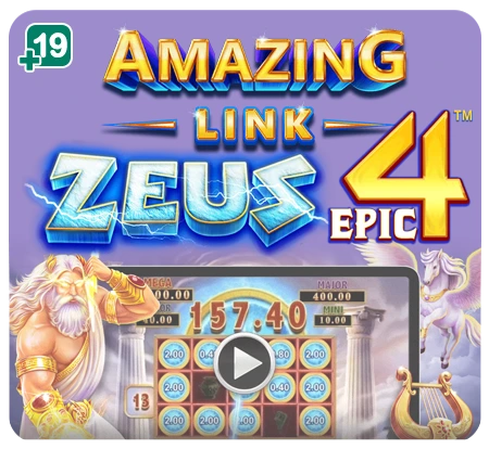 Microgaming new game: Amazing Link Zeus Epic 4™