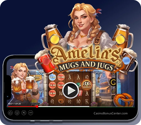 New casino game: Amelia's Mugs and Jugs™