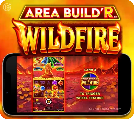New casino game: Area Build'R™ Wildfire