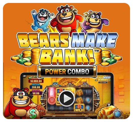 Microgaming new game: Bears Make Bank!™ POWER COMBO