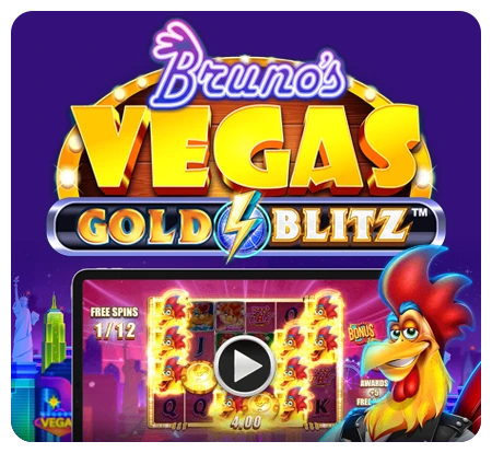 Microgaming new game: Bruno's Vegas Gold Blitz™