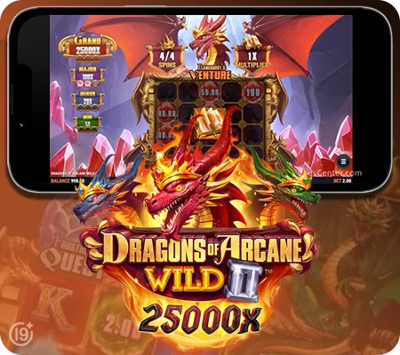 New casino game: Dragons of Arcane Wild II™