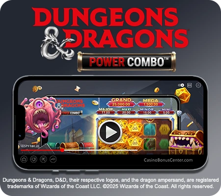 New casino game: DUNGEONS & DRAGONS POWER COMBO™