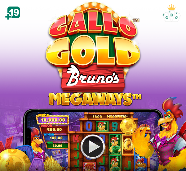 Microgaming új játék: Gallo Gold Bruno's™ Megaways™