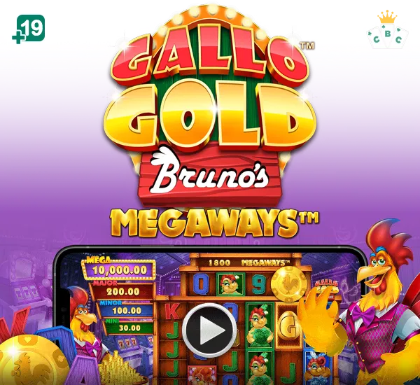 Microgaming new game: Gallo Gold Bruno's™ Megaways™