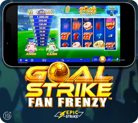 New casino game: Goal Strike Fan Frenzy™