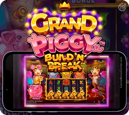 New casino game: Grand Piggy™ Build'n'Break™
