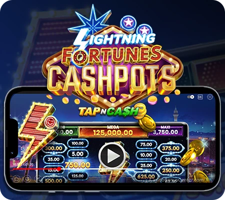 Lightning Fortunes Cashpots - Tap n Cash™