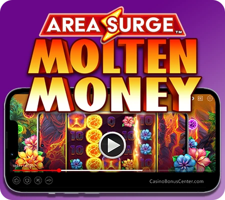 New casino game: Area Surge™ Molten Money