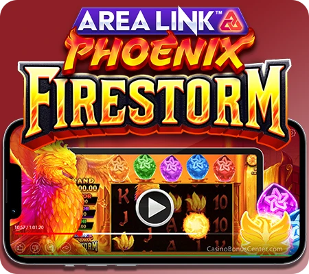 New casino game: Area Link™ Phoenix Firestorm