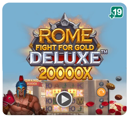 Microgaming new game: Rome Fight for Gold Deluxe™