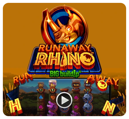 Microgaming new game: Runaway Rhino™