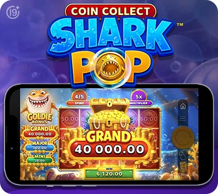New casino game: Shark Pop: Coin Collect™