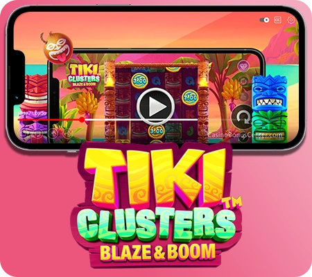 New casino game: Tiki Clusters Blaze & Boom™