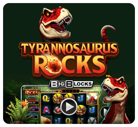 Microgaming new game: Tyrannosaurus Rocks™