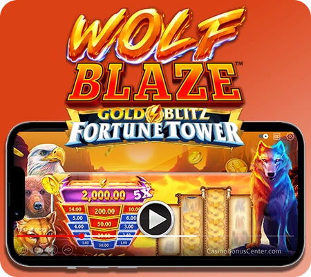 New casino game: Wolf Blaze Gold Blitz Fortune Tower™