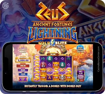 Ancient Fortunes Zeus Gold Blitz Lightning™