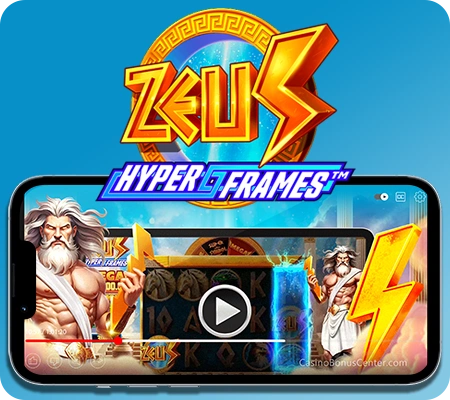 New casino game: Zeus Hyper Frames™