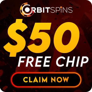 www.OrbitSpins.com · $50 Free - No deposit required