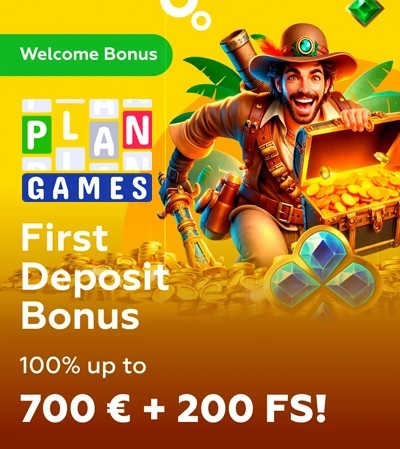 www.Plangames.com · €3,700 in Bonuses + 800 Free Spins