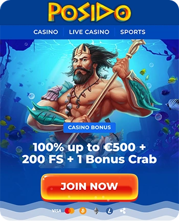 www.Posido.com · Slots, Sports, and Sea-God Rewards