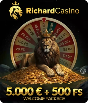 www.RichardCasino.com · Take the Lion’s Share of Welcome Bonuses